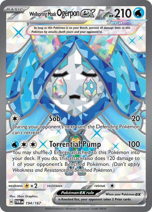 Wellspring Mask Ogerpon ex 194 167 (194/167) [Twilight Masquerade]