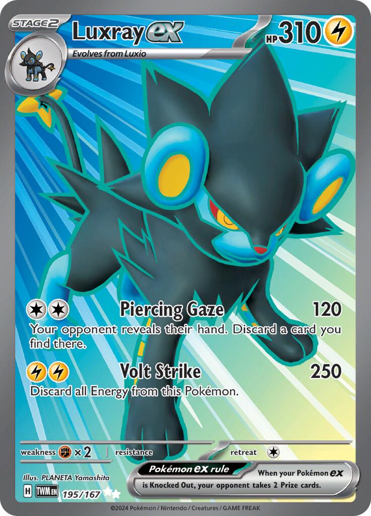 Luxray ex (195/167) [SV06: Twilight Masquerade]