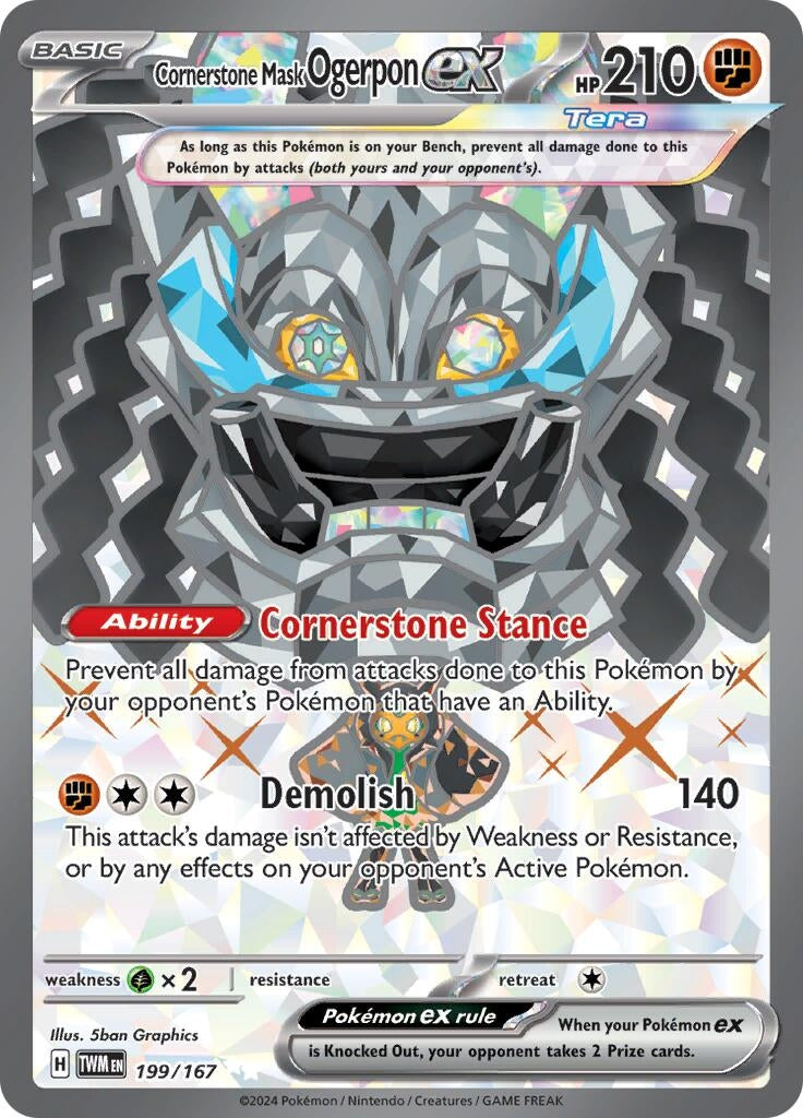 Cornerstone Mask Ogerpon ex 199 167 (199/167) [Twilight Masquerade]