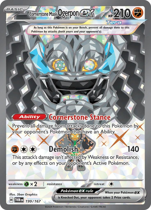 Cornerstone Mask Ogerpon ex 199 167 (199/167) [Twilight Masquerade]