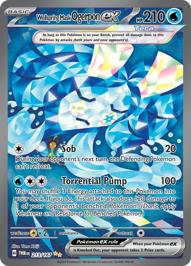 Wellspring Mask Ogerpon ex 213 167 (213/167) [Twilight Masquerade]