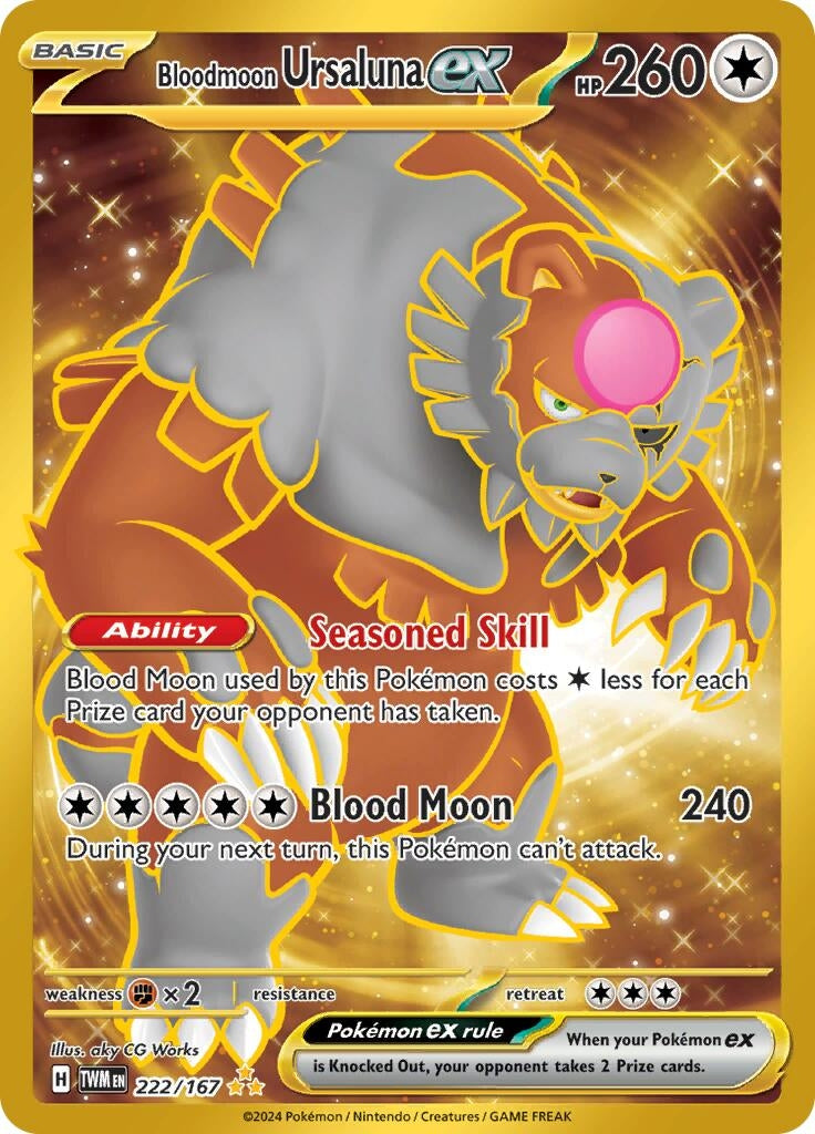 Bloodmoon Ursaluna ex (222/167) [SV06: Twilight Masquerade]