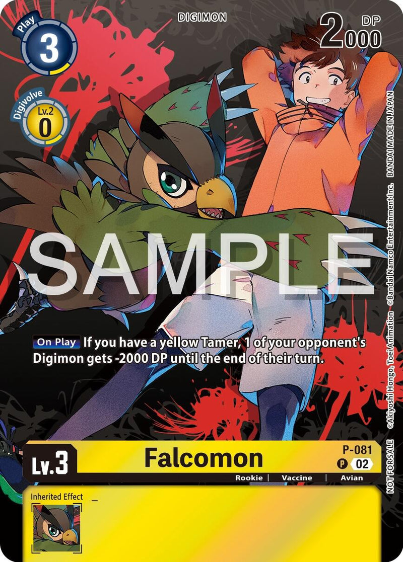 Falcomon - P-081 (Official Tournament Pack Vol.13) (P-081 P) [Digimon Promotion Cards]