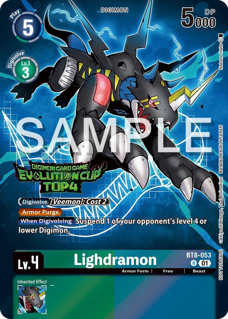 Lighdramon - BT8-053 (2024 Evolution Cup Top 4) (BT8-053 R) [New Awakening]