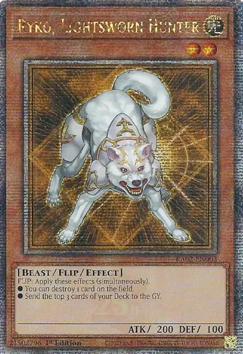 Ryko, Lightsworn Hunter (Quarter Century Secret Rare) (RA02-EN003) [25th Anniversary Rarity Collection II]