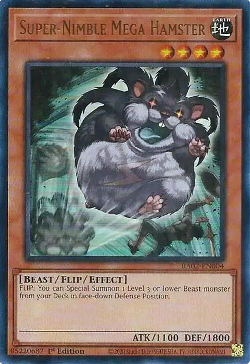 Super-Nimble Mega Hamster (UR) (RA02-EN004) [25th Anniversary Rarity Collection II]