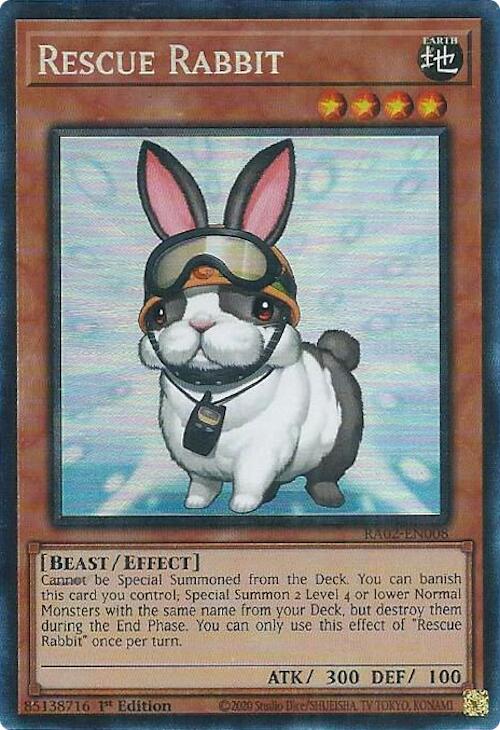 Rescue Rabbit (PCR) (RA02-EN008) [25th Anniversary Rarity Collection II]