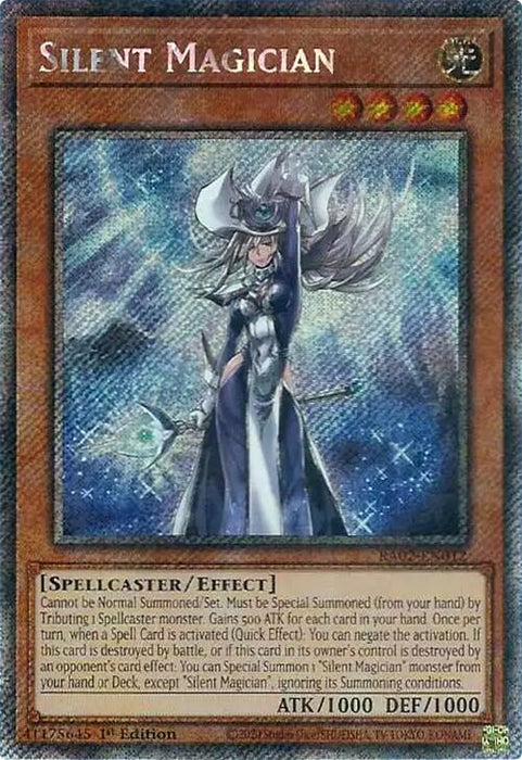 Silent Magician (Platinum Secret Rare) [RA02-EN012] Platinum Secret Rare