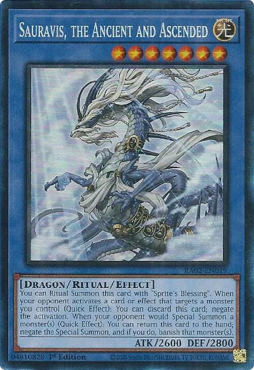 Sauravis, the Ancient and Ascended (PCR) (RA02-EN019) [25th Anniversary Rarity Collection II]