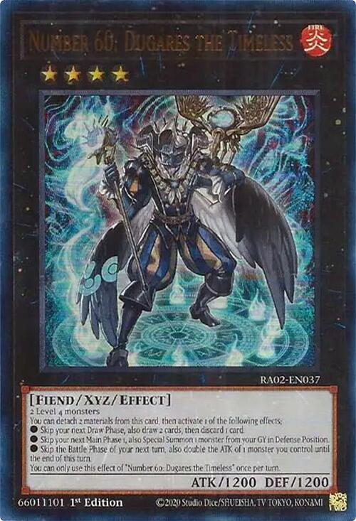 Number 60: Dugares the Timeless (UR) (RA02-EN037) [25th Anniversary Rarity Collection II]