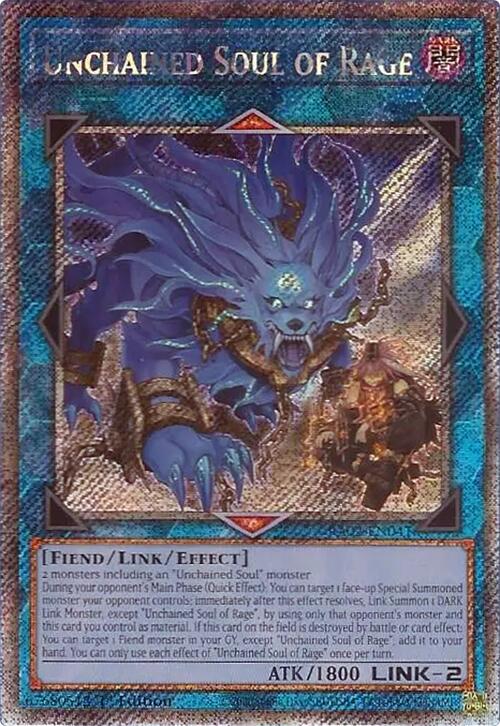 Unchained Soul of Rage (Platinum Secret Rare) (RA02-EN041) [25th Anniversary Rarity Collection II]