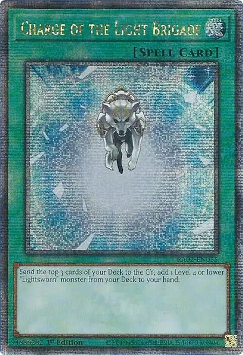 Charge of the Light Brigade (Quarter Century Secret Rare) [RA02-EN055] Quarter Century Secret Rare