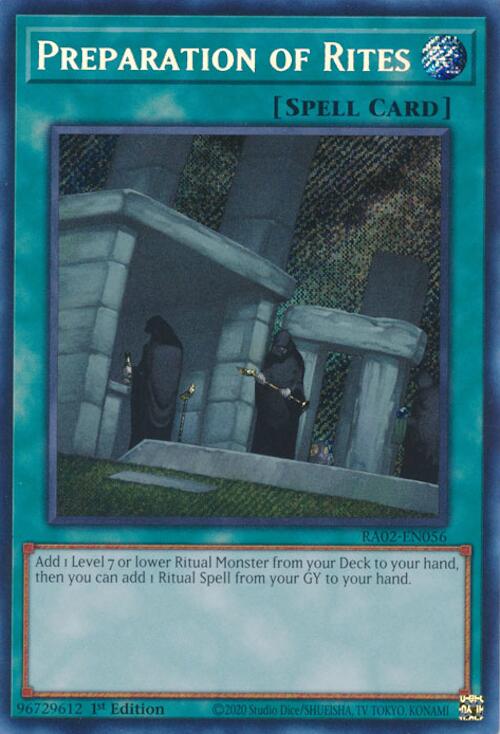 Preparation of Rites (Secret Rare) (RA02-EN056) [25th Anniversary Rarity Collection II]
