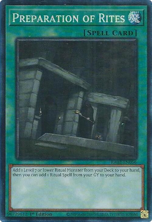 Preparation of Rites (PCR) (RA02-EN056) [25th Anniversary Rarity Collection II]