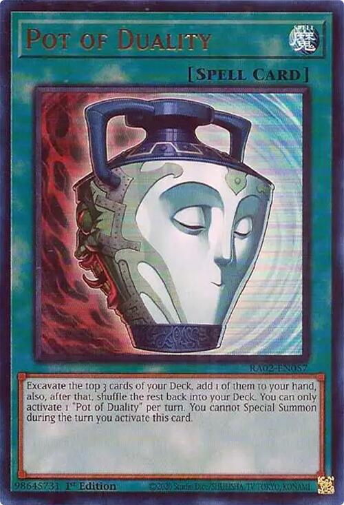 Pot of Duality (UR) (RA02-EN057) [25th Anniversary Rarity Collection II]