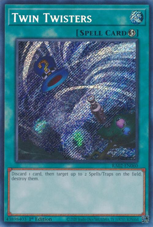 Twin Twisters (Secret Rare) (RA02-EN060) [25th Anniversary Rarity Collection II]