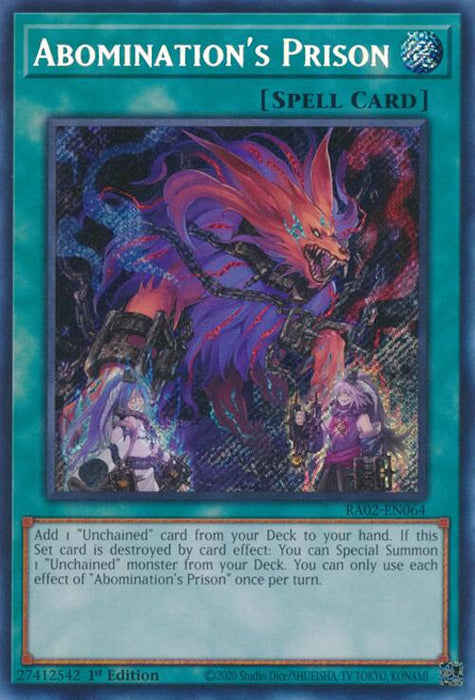 Abomination's Prison (Secret Rare) [RA02-EN064] Secret Rare