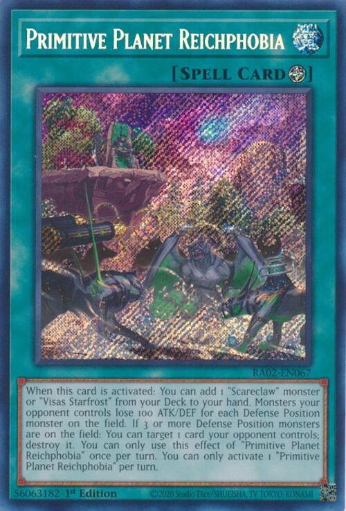 Primitive Planet Reichphobia (Secret Rare) (RA02-EN067) [25th Anniversary Rarity Collection II]