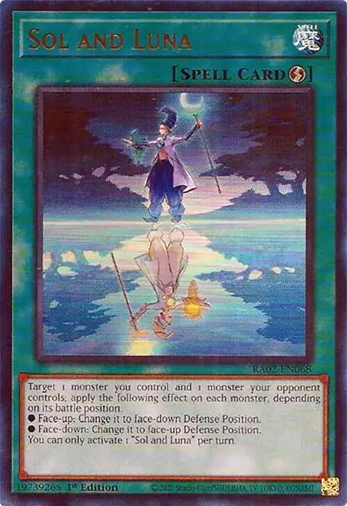 Sol and Luna (UR) (RA02-EN068) [25th Anniversary Rarity Collection II]