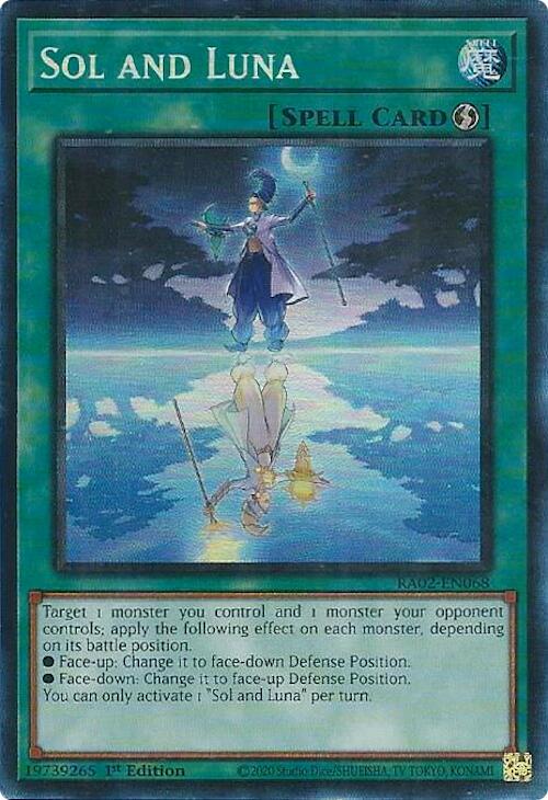 Sol and Luna (PCR) (RA02-EN068) [25th Anniversary Rarity Collection II]