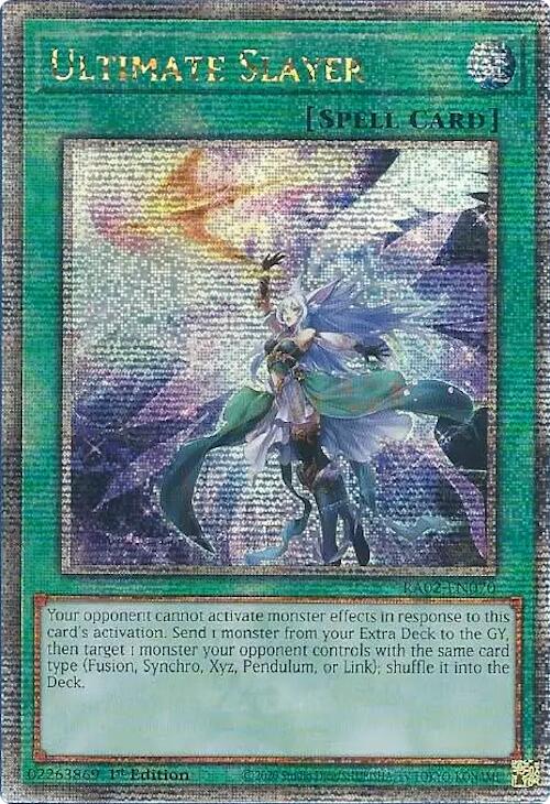 Ultimate Slayer (Quarter Century Secret Rare) (RA02-EN070) [25th Anniversary Rarity Collection II]
