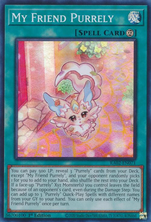 My Friend Purrely (RA02-EN071) [25th Anniversary Rarity Collection II]