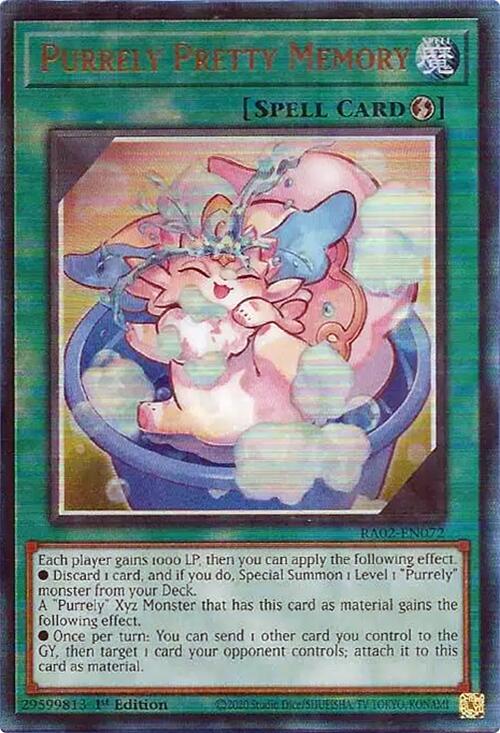 Purrely Pretty Memory (PUR) (RA02-EN072) [25th Anniversary Rarity Collection II]
