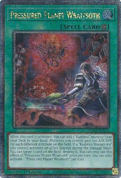 Pressured Planet Wraitsoth (Quarter Century Secret Rare) (RA02-EN073) [25th Anniversary Rarity Collection II]