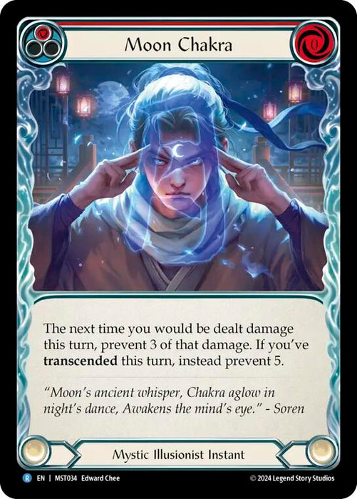 Moon Chakra (Red) [MST034] (Part the Mistveil)  Rainbow Foil