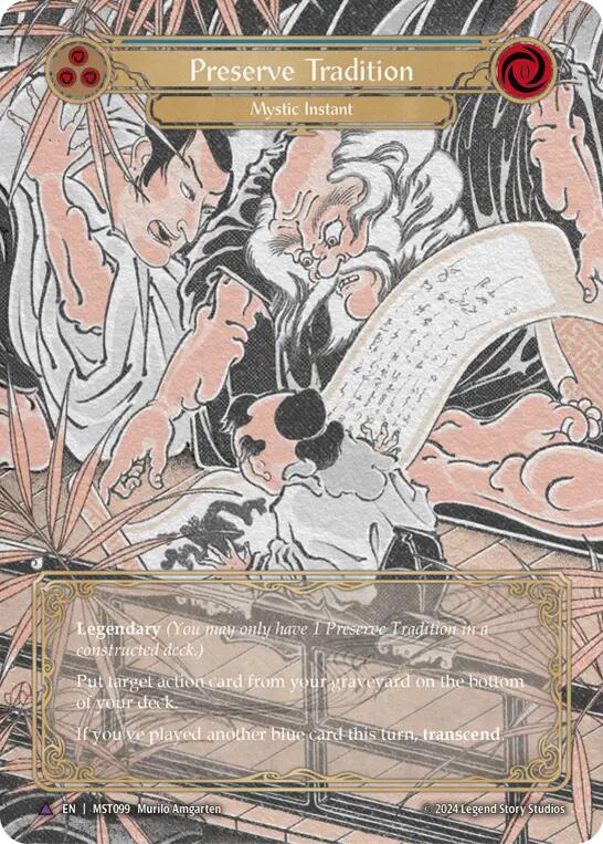 Preserve Tradition // Inner Chi (Marvel) (MST099) [Part the Mistveil]