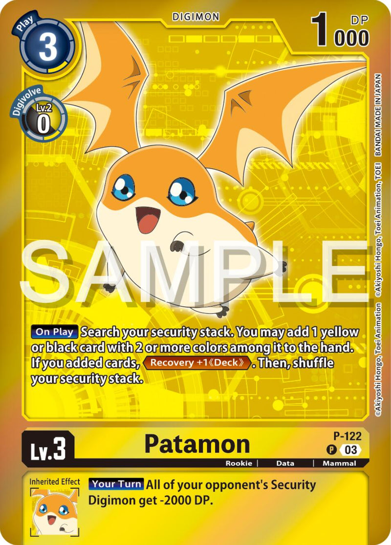 Patamon - P-122 (Digimon Adventure Box 2024) (P-122 P) [Digimon Promotion Cards]