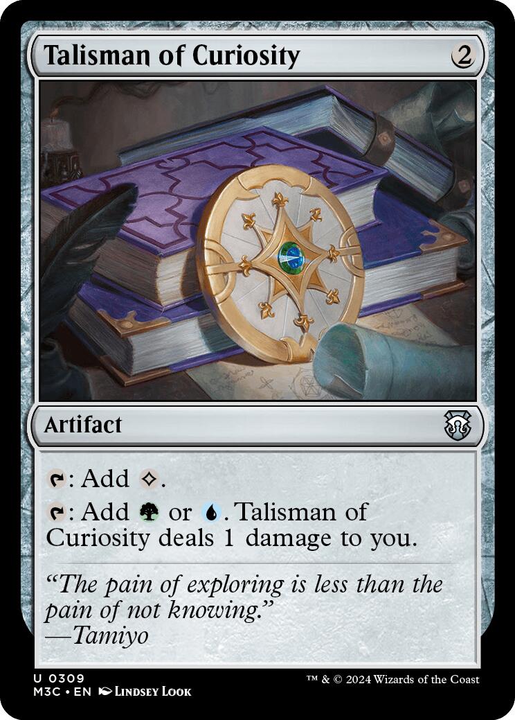 Talisman of Curiosity (309) [Commander: Modern Horizons 3]