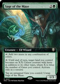 Sage of the Maze (Extended Art) [Modern Horizons 3 Commander]