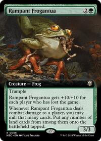 Rampant Frogantua (Extended Art) [Modern Horizons 3 Commander]
