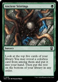 Ancient Stirrings (Ripple Foil) [Modern Horizons 3 Commander]