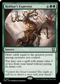 Rishkar's Expertise (Ripple Foil) [Modern Horizons 3 Commander]