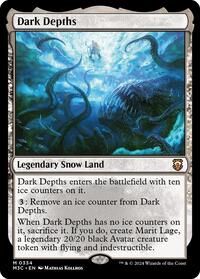 Dark Depths (Ripple Foil) [Modern Horizons 3 Commander]