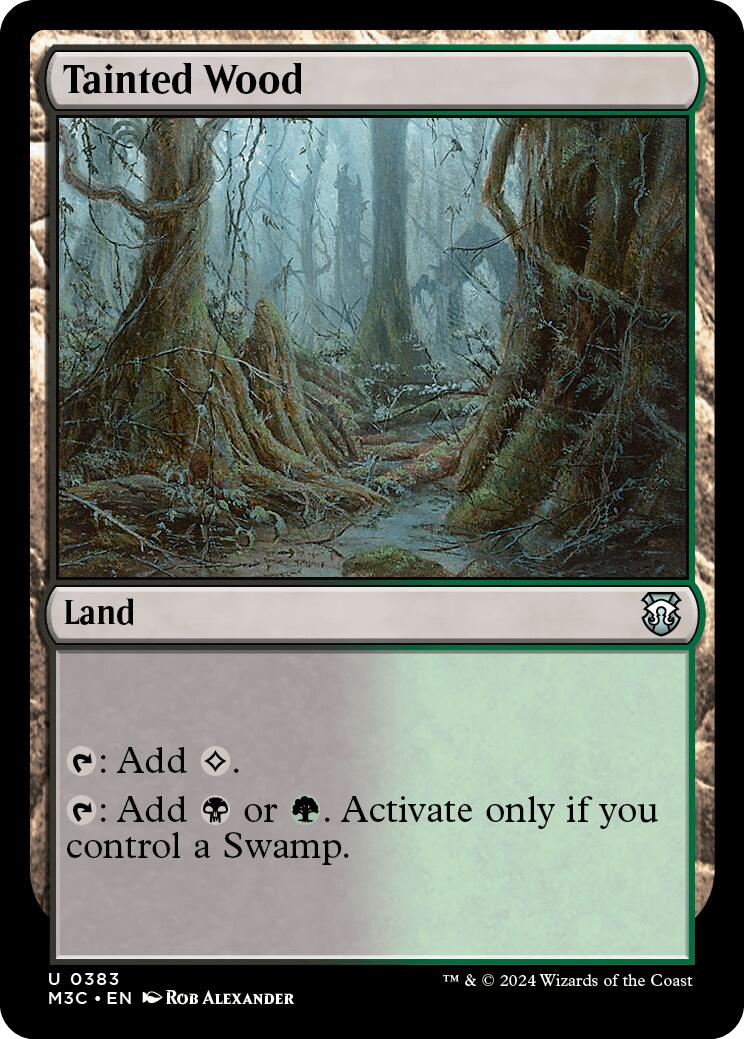 Tainted Wood (383) [Commander: Modern Horizons 3]