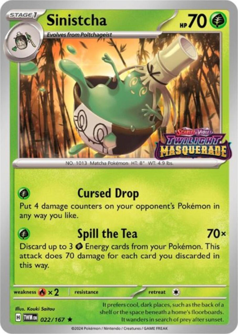 Sinistcha - 022/167 (Prerelease) (022/167) [SV: Scarlet & Violet Promo Cards]