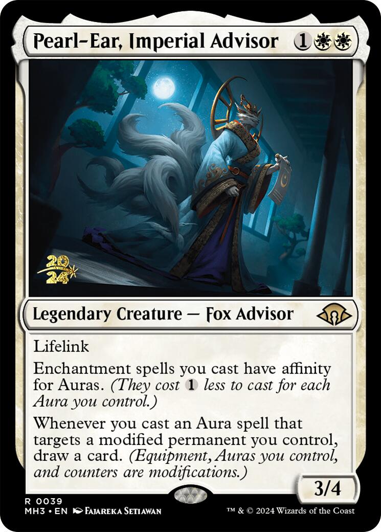 Pearl-Ear, Imperial Advisor [Modern Horizons 3 Prerelese Promos]