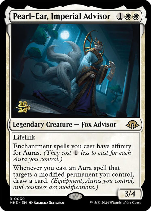 Pearl-Ear, Imperial Advisor [Modern Horizons 3 Prerelese Promos]
