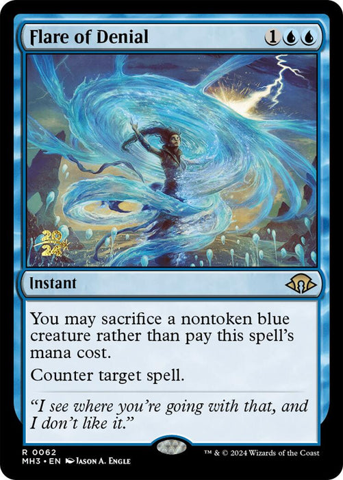 Flare of Denial [Modern Horizons 3 Prerelese Promos]
