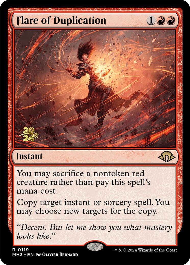 Flare of Duplication (119) [Prerelease Cards]