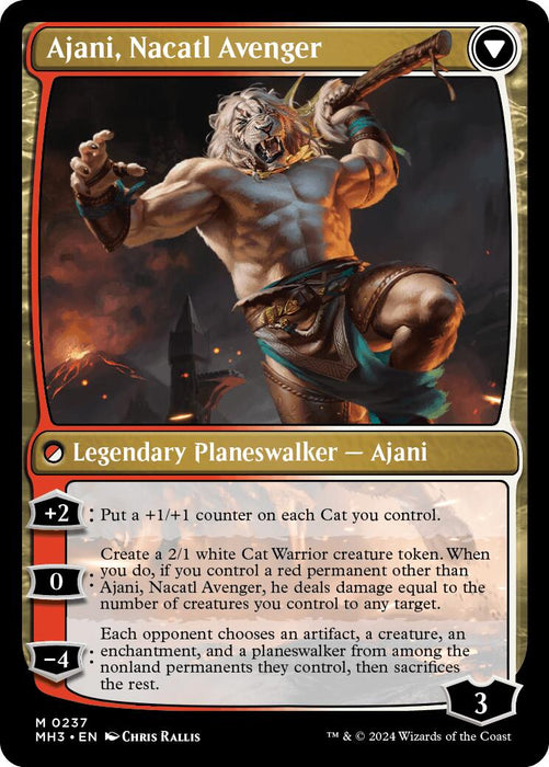 Ajani, Nacatl Pariah [Modern Horizons 3 Prerelese Promos]