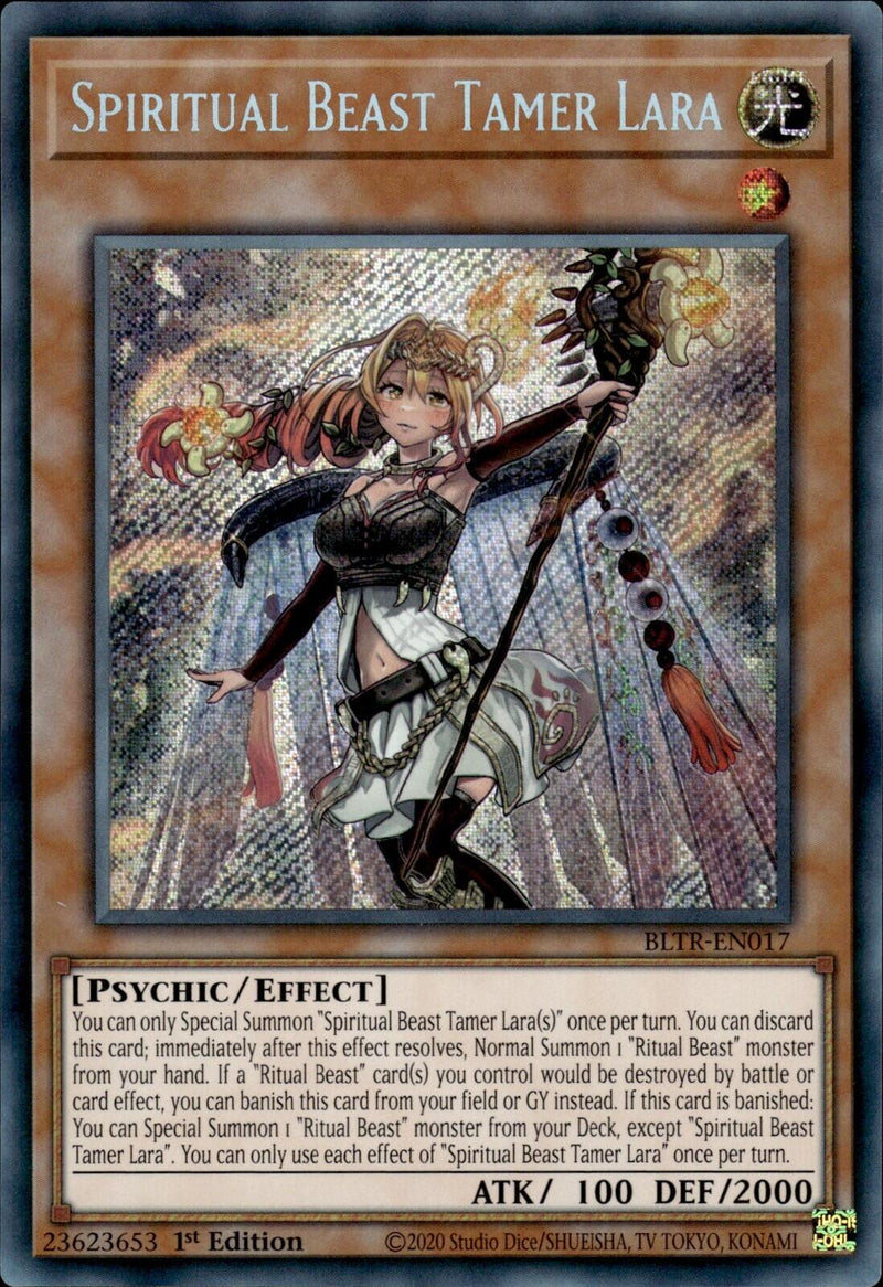 Spiritual Beast Tamer Lara (BLTR-EN017) [Battles of Legend: Terminal Revenge]