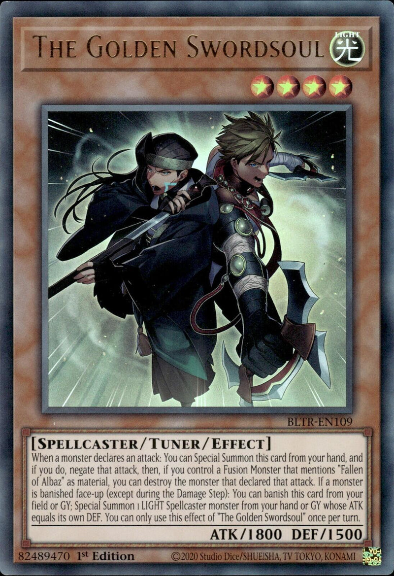 The Golden Swordsoul (BLTR-EN109) [Battles of Legend: Terminal Revenge]