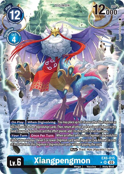 digimon card game alternate art Xiangpengmon [EX6-015] (Alternate Art) [Infernal Ascension] — Darkhold Games
