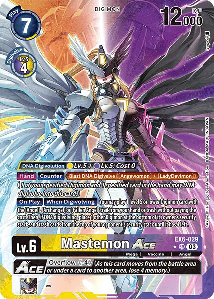 Mastemon ACE (Alternate Art) (EX6-029 SR) [Infernal Ascension]