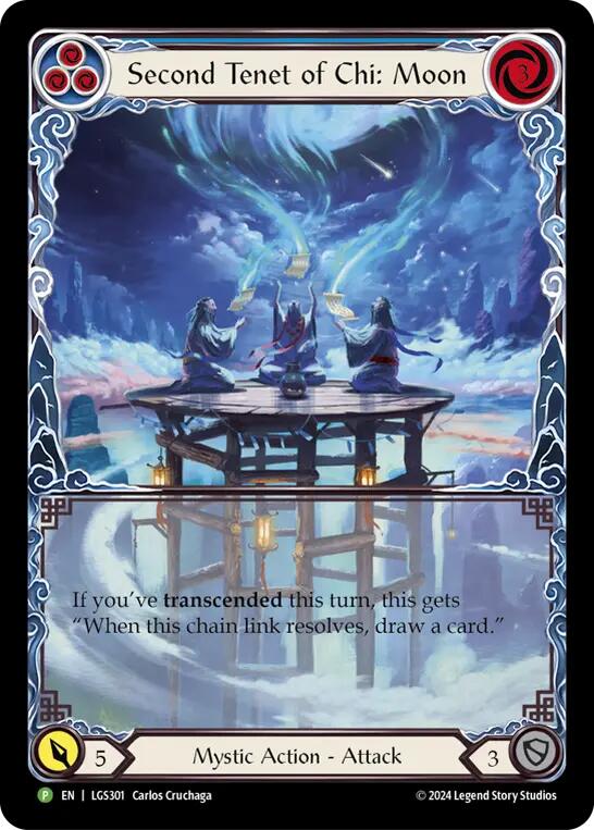 Second Tenet of Chi: Moon - LGS301 (LGS301) [Flesh and Blood: Promo Cards]