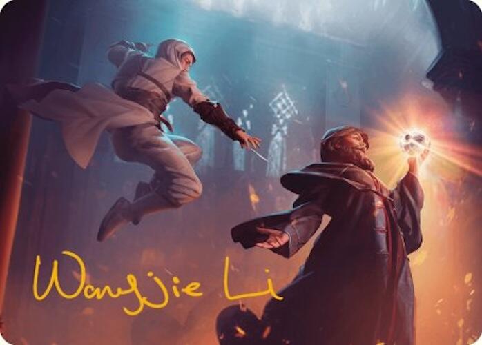 Mortify Art Card (Gold-Stamped Signature) (12) [Art Series: Universes Beyond: Assassin's Creed]